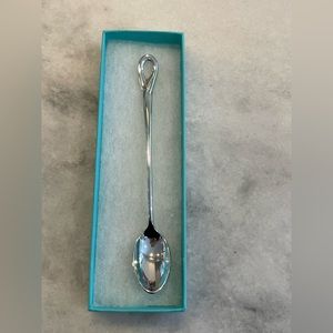 Tiffany Padova feeding spoon with letter “M” engraved